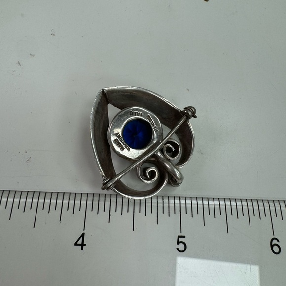 Stunning Authentic KALO Sterling silver signed pin brooch pendant necklace - Picture 7 of 16